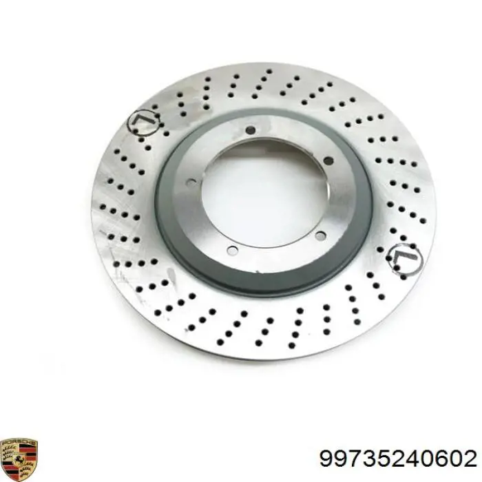 Купить 99735240601 Porsche Диск тормозной задний