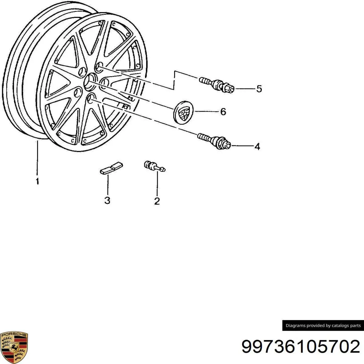  99736105702 Porsche