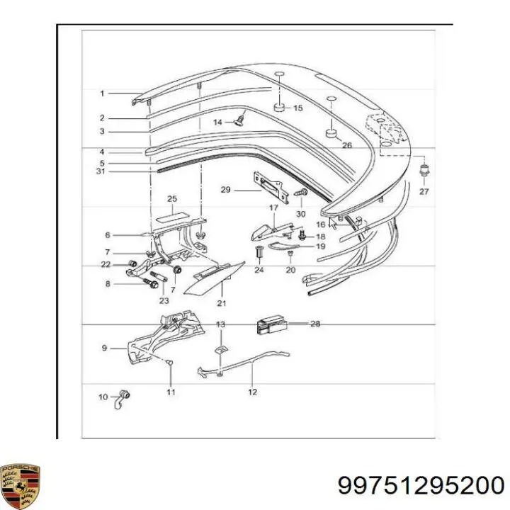 Купить 99751295200 Porsche 