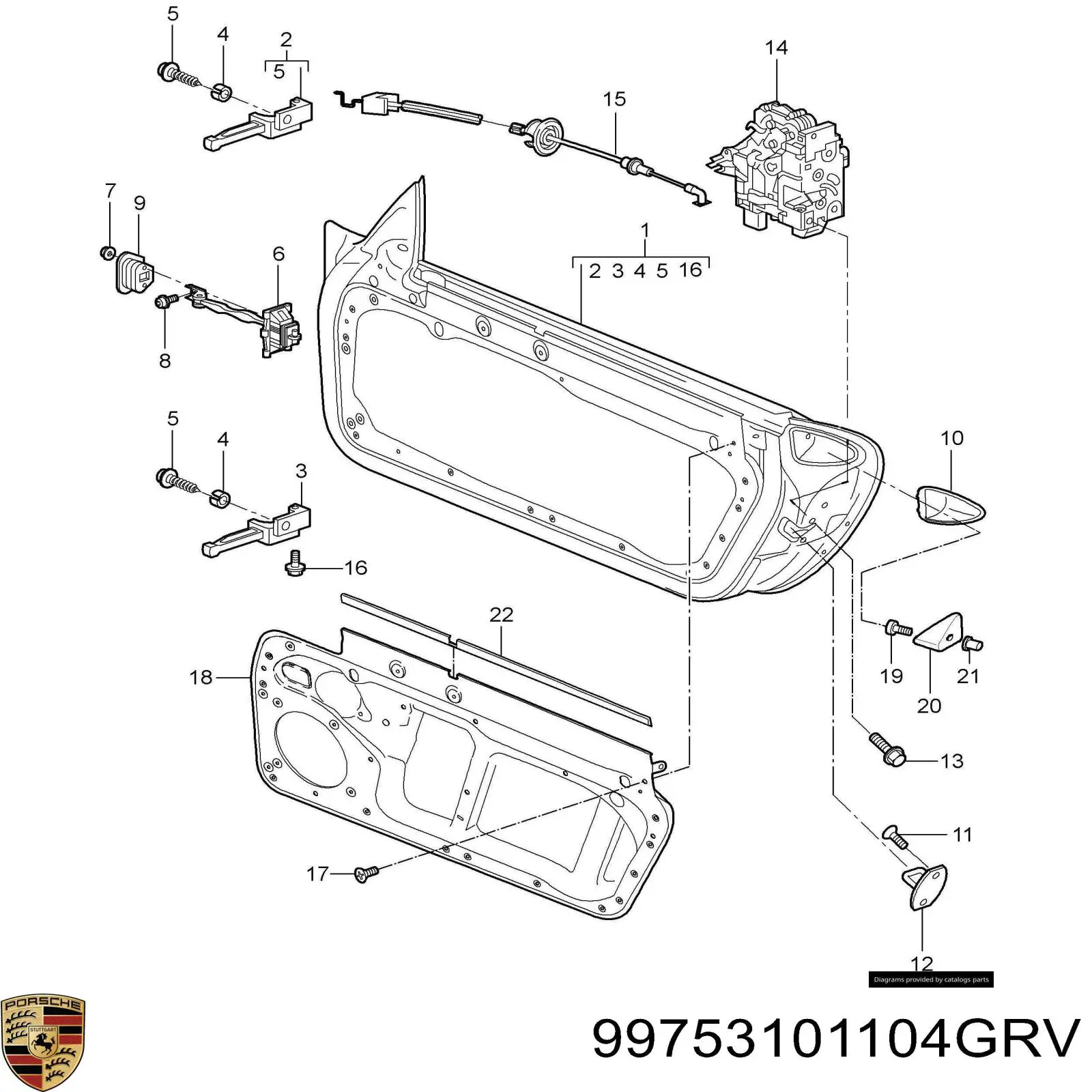  99753101106GRV Porsche