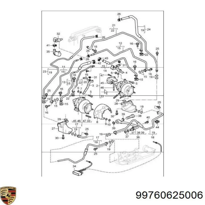  Porsche 99760625007 цена, от 1450.37 USD
