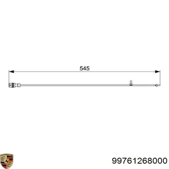 Купить 99761268000 Porsche Сенсор износа