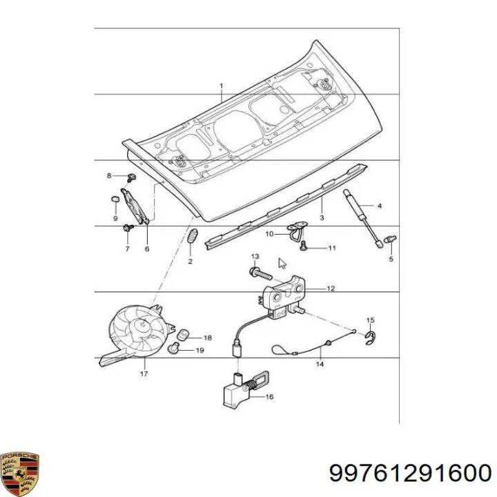 Купить 99761291600 Porsche 