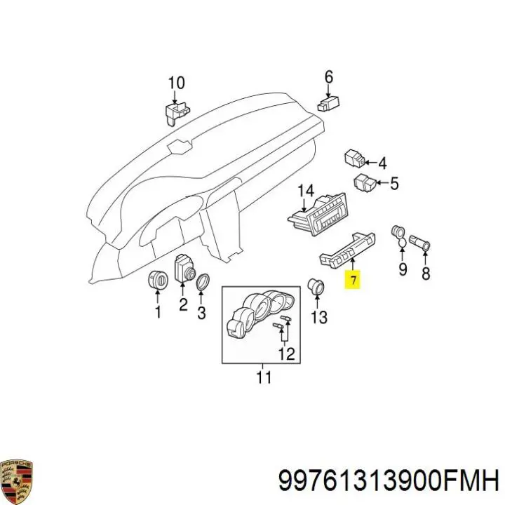 99761313900FMH Porsche 