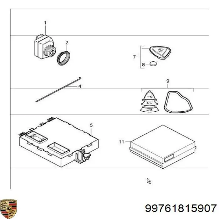 99761815907 Porsche 