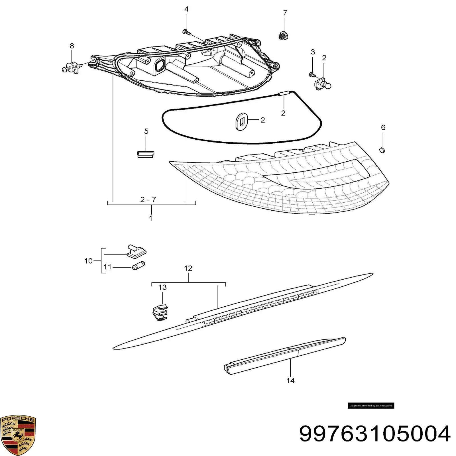 Купить 99763105004 Porsche 