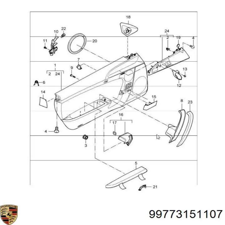 Купить 99773151107 Porsche 