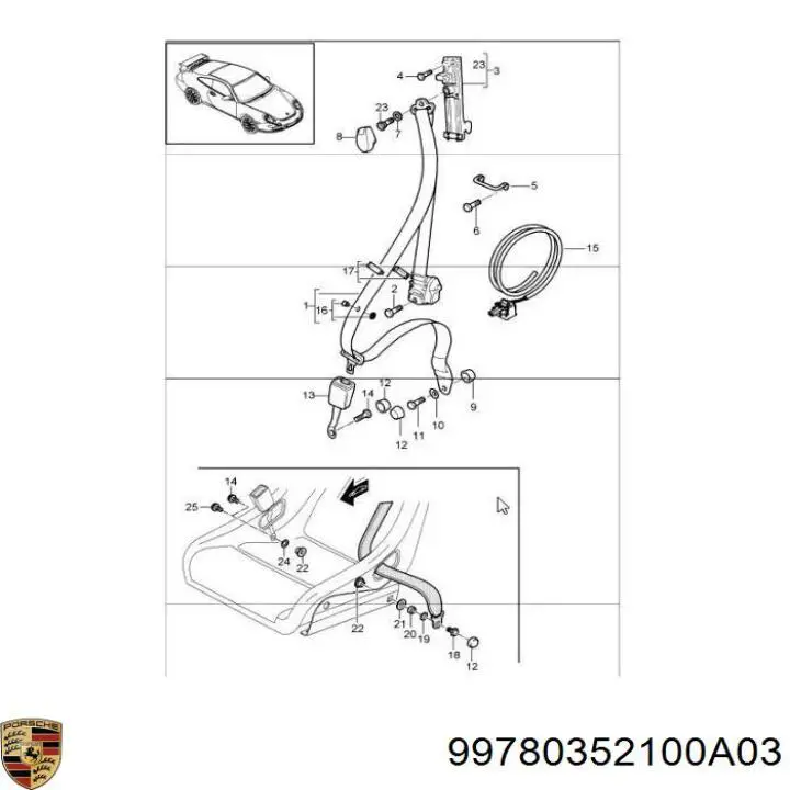 99780352100A03 Porsche 