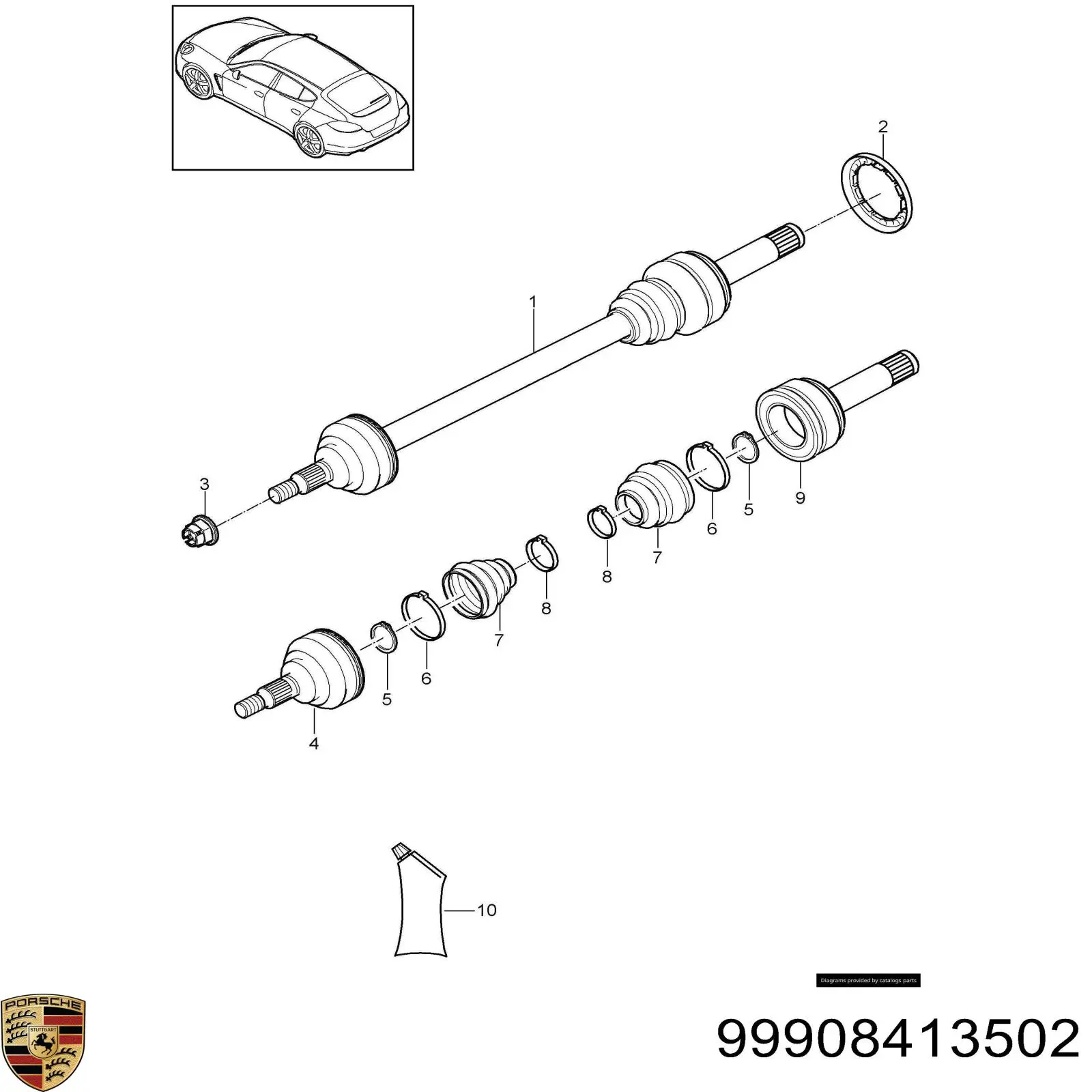  Porsche 99908413502 цена, от 18.48 USD