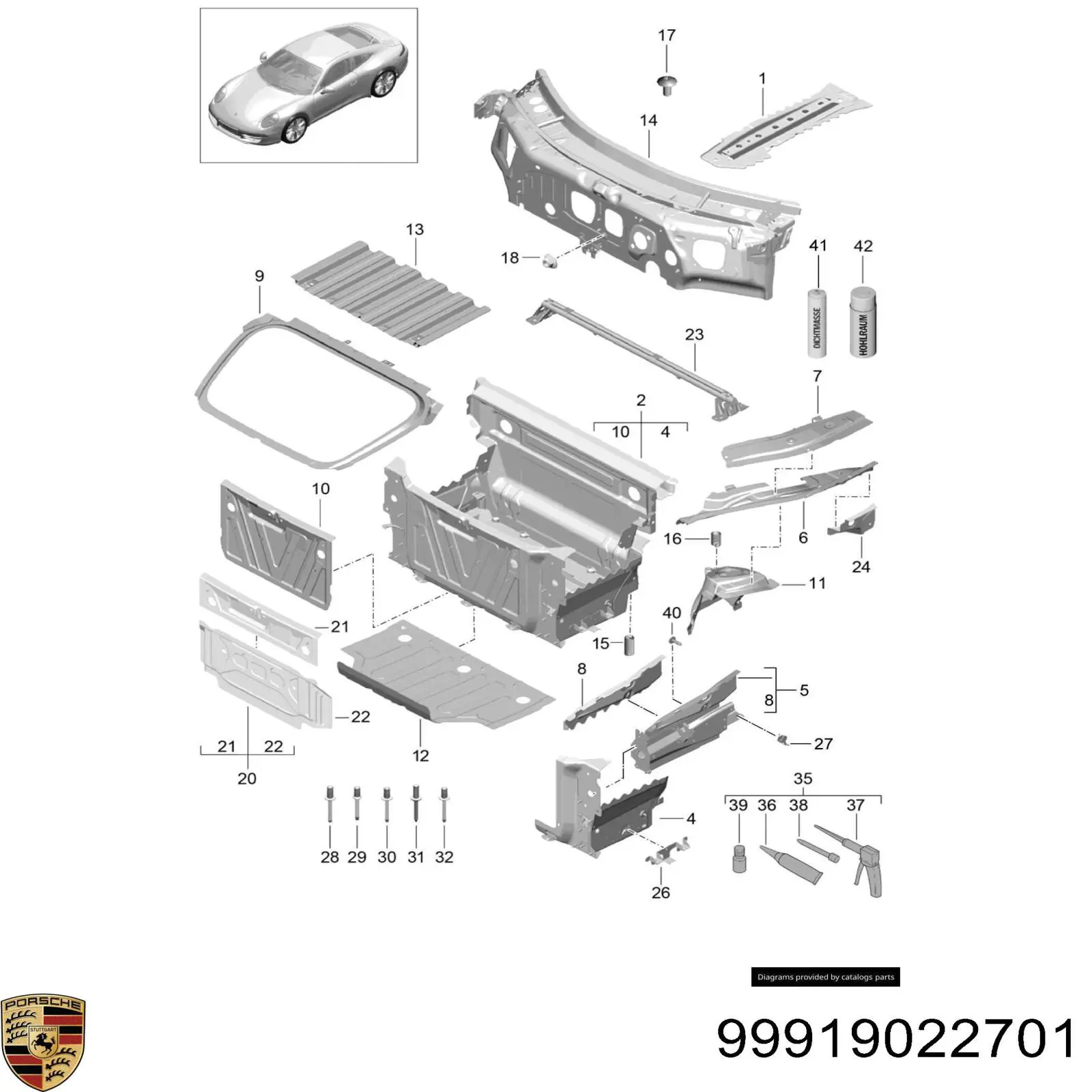 99919022701 Porsche 