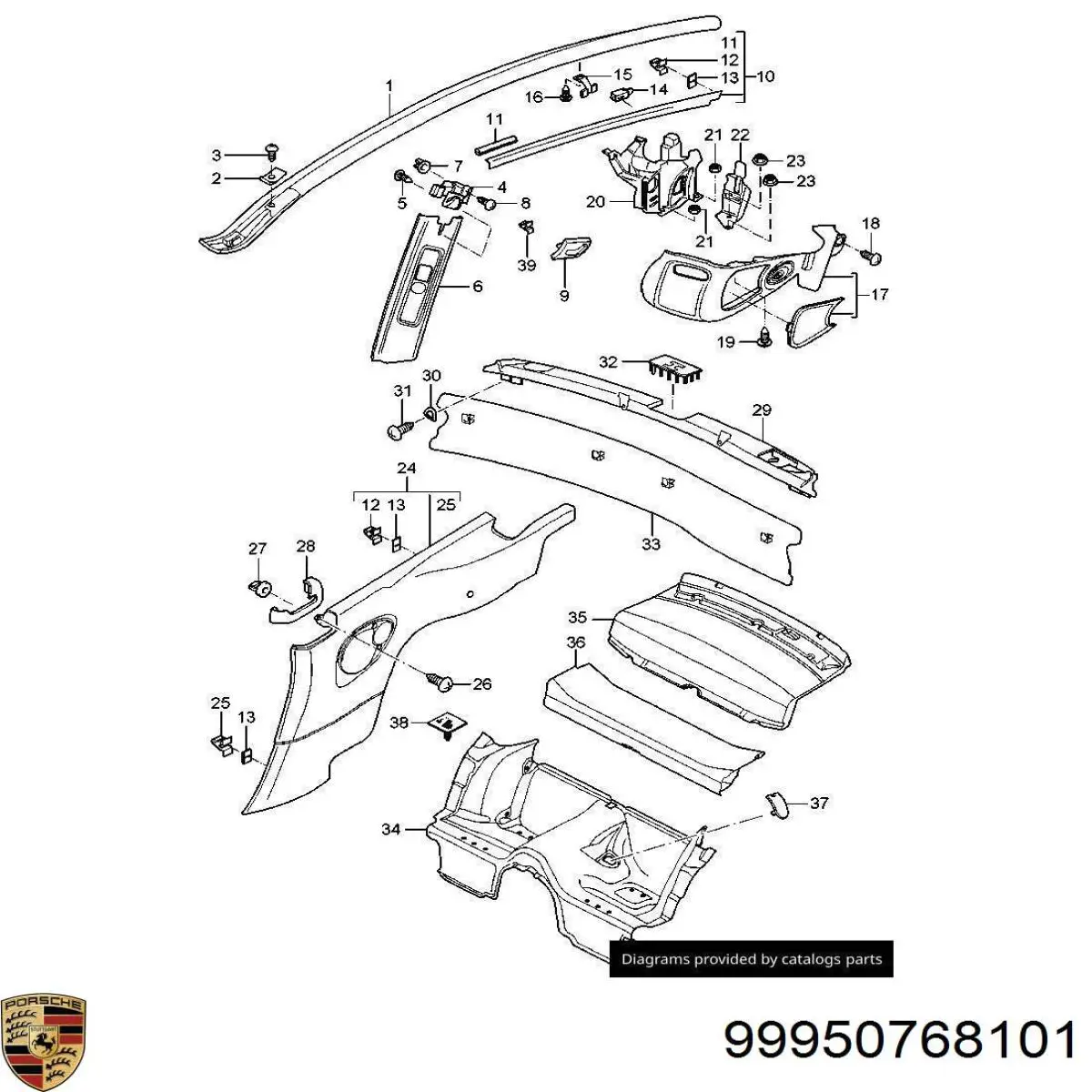 Купить 99950768101 Porsche 