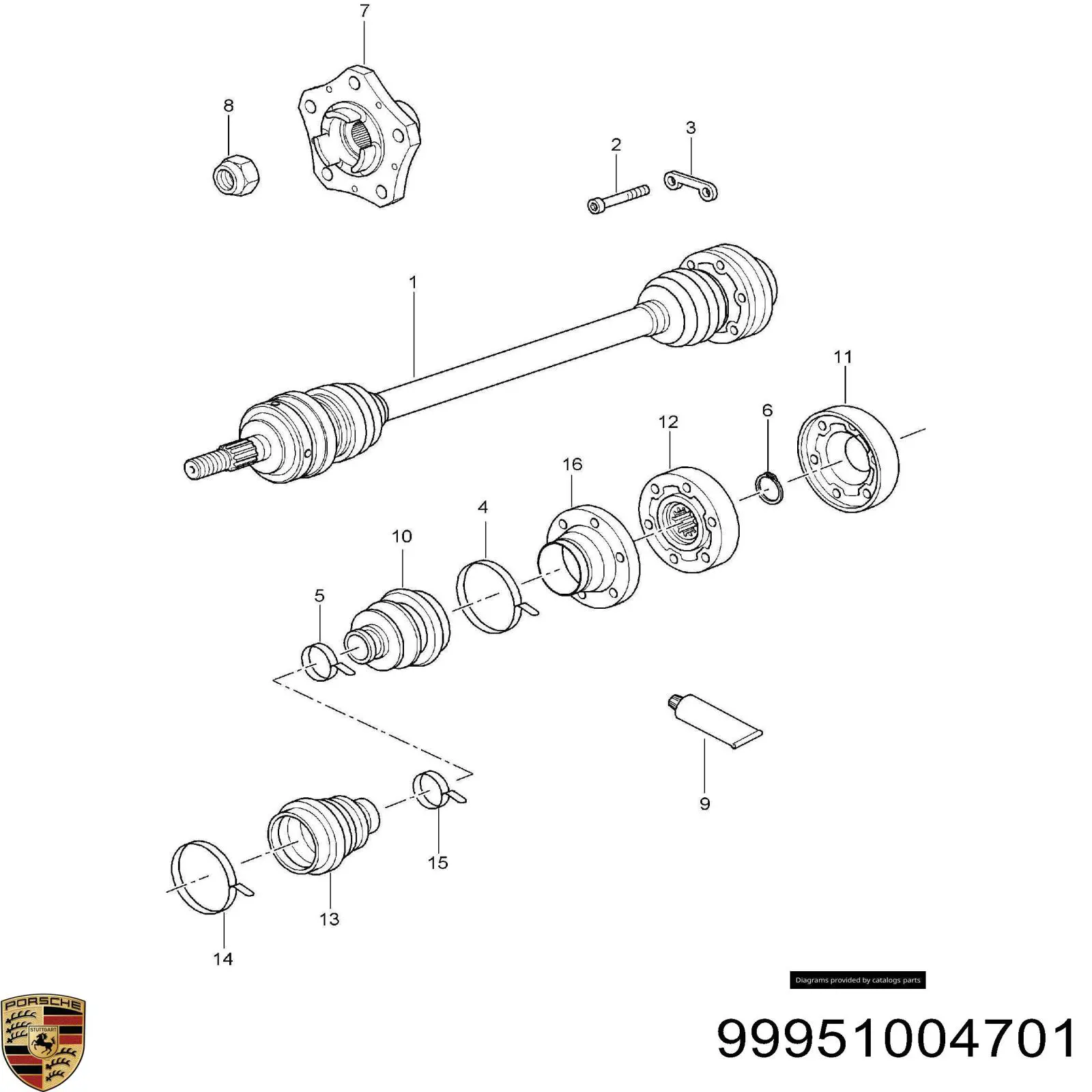 99951004701 Porsche 