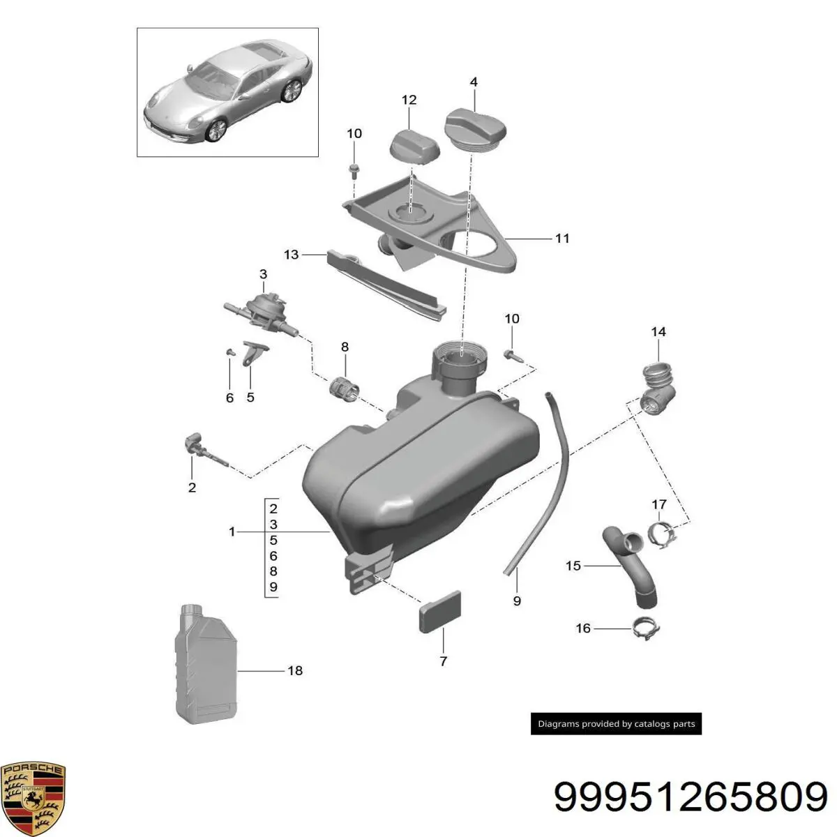  Porsche 99951265809 цена, от 7.05 USD