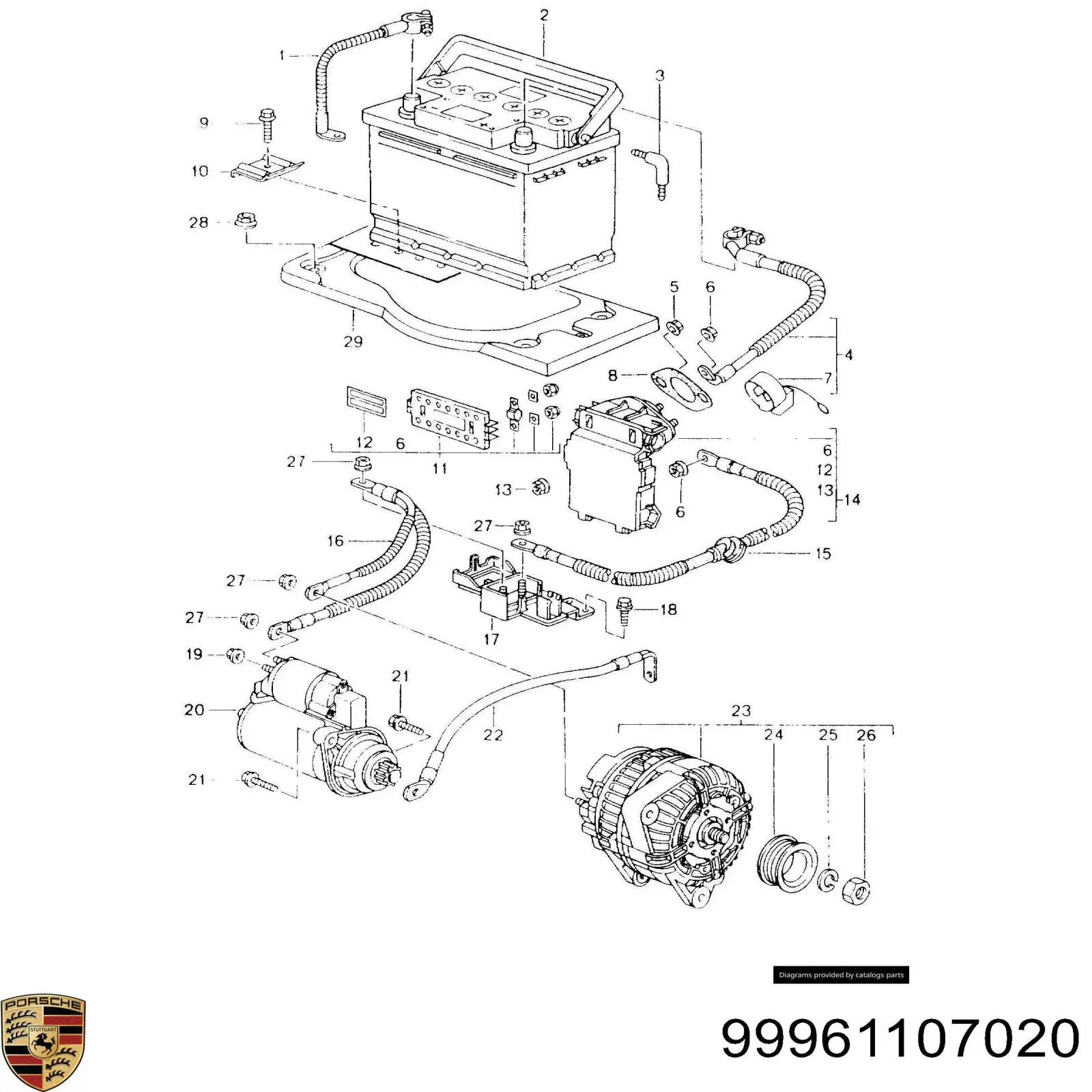  99961107020 Porsche