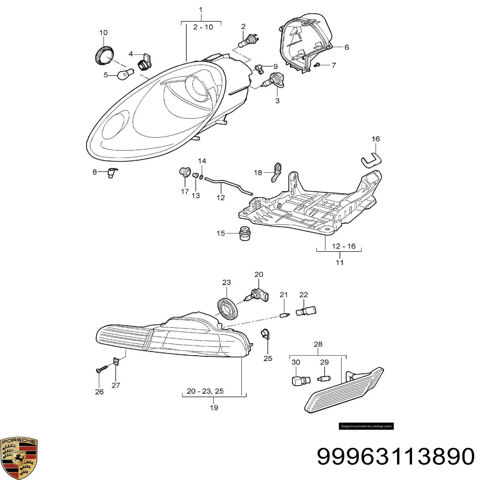  Porsche 99963113890 цена, от 3.37 USD
