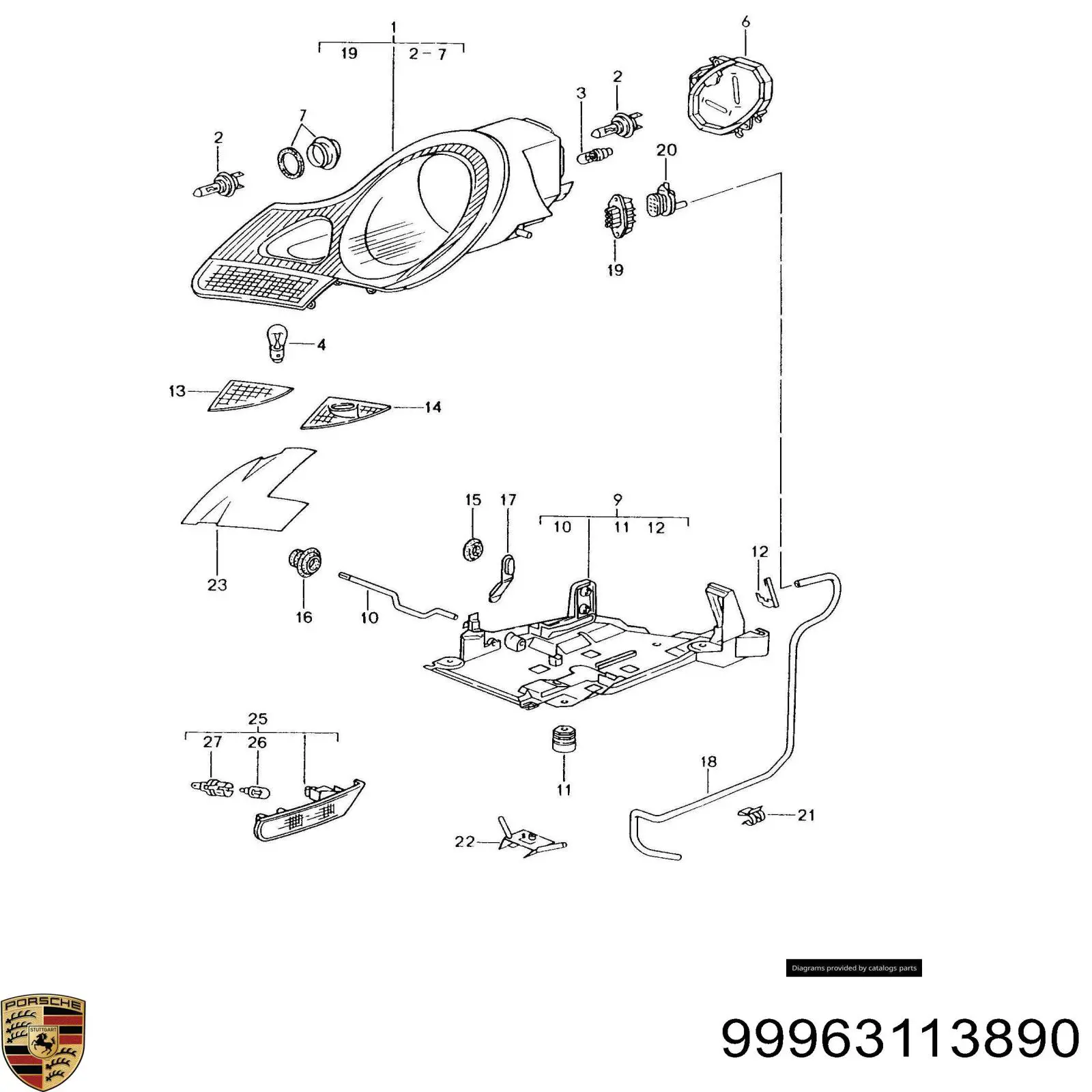 Купить 99963113890 Porsche 