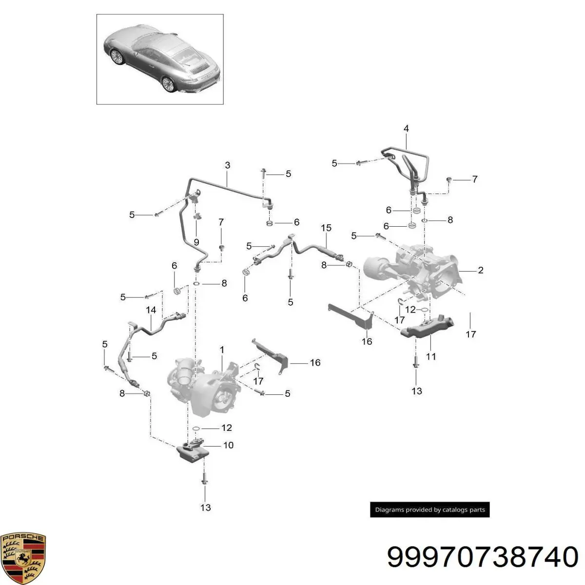  Porsche 99970738740 цена, от 1.14 USD
