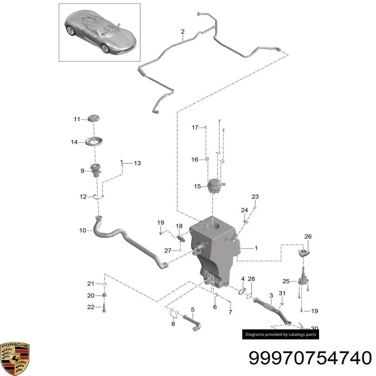  Porsche 99970754740 цена, от 5.96 USD