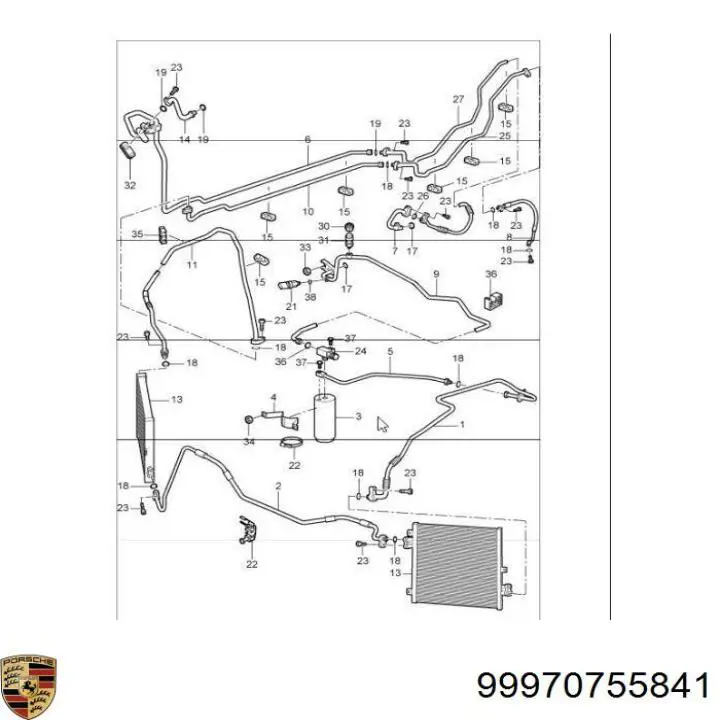 Porsche 99970755841 цена, от 9.38 USD