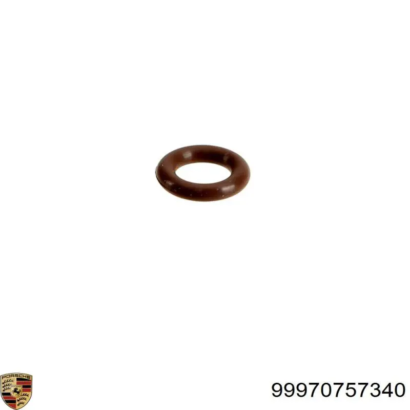 99970757340 Porsche кольцо (шайба форсунки инжектора посадочное)