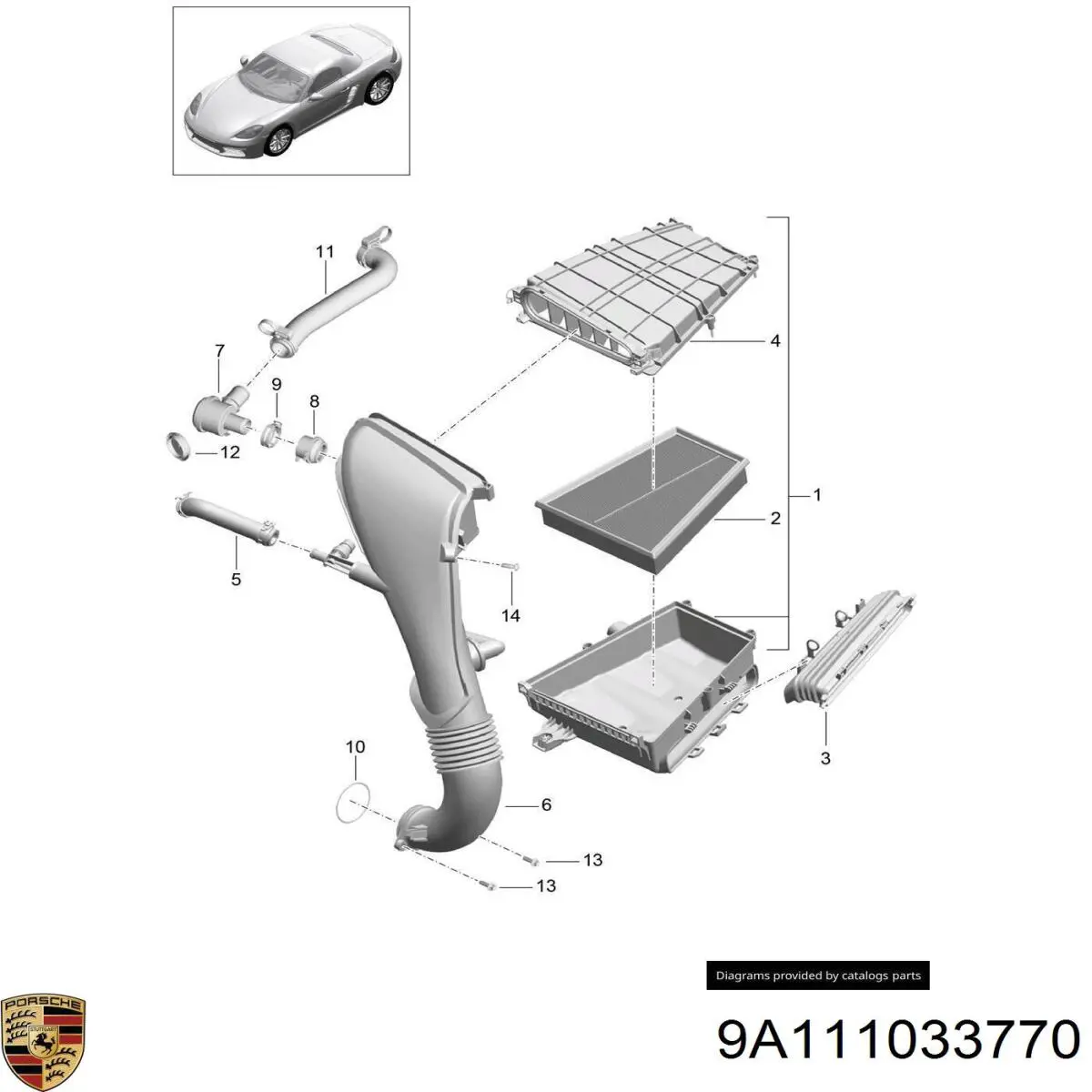 9A111033770 Porsche 