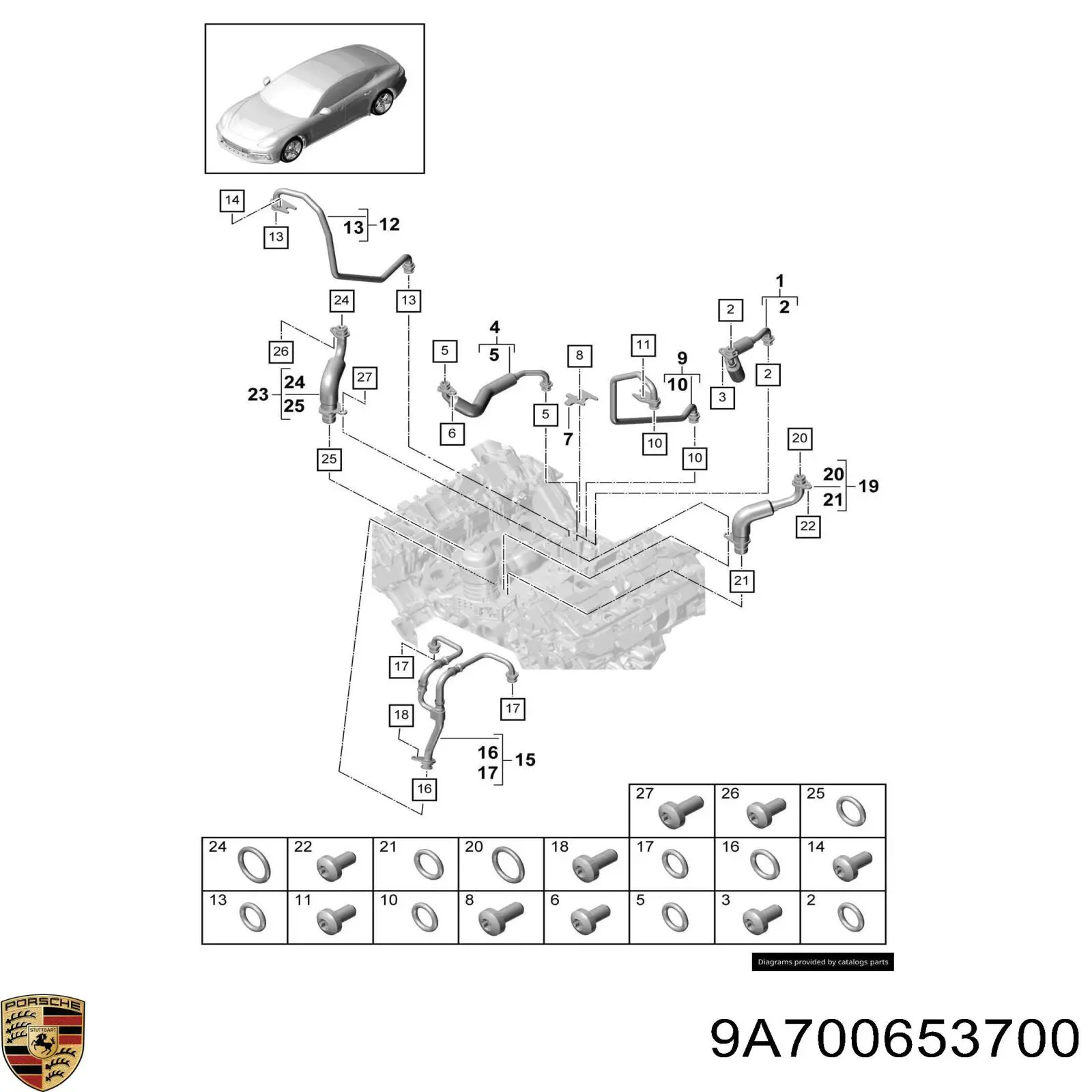 9A700653700 Porsche 