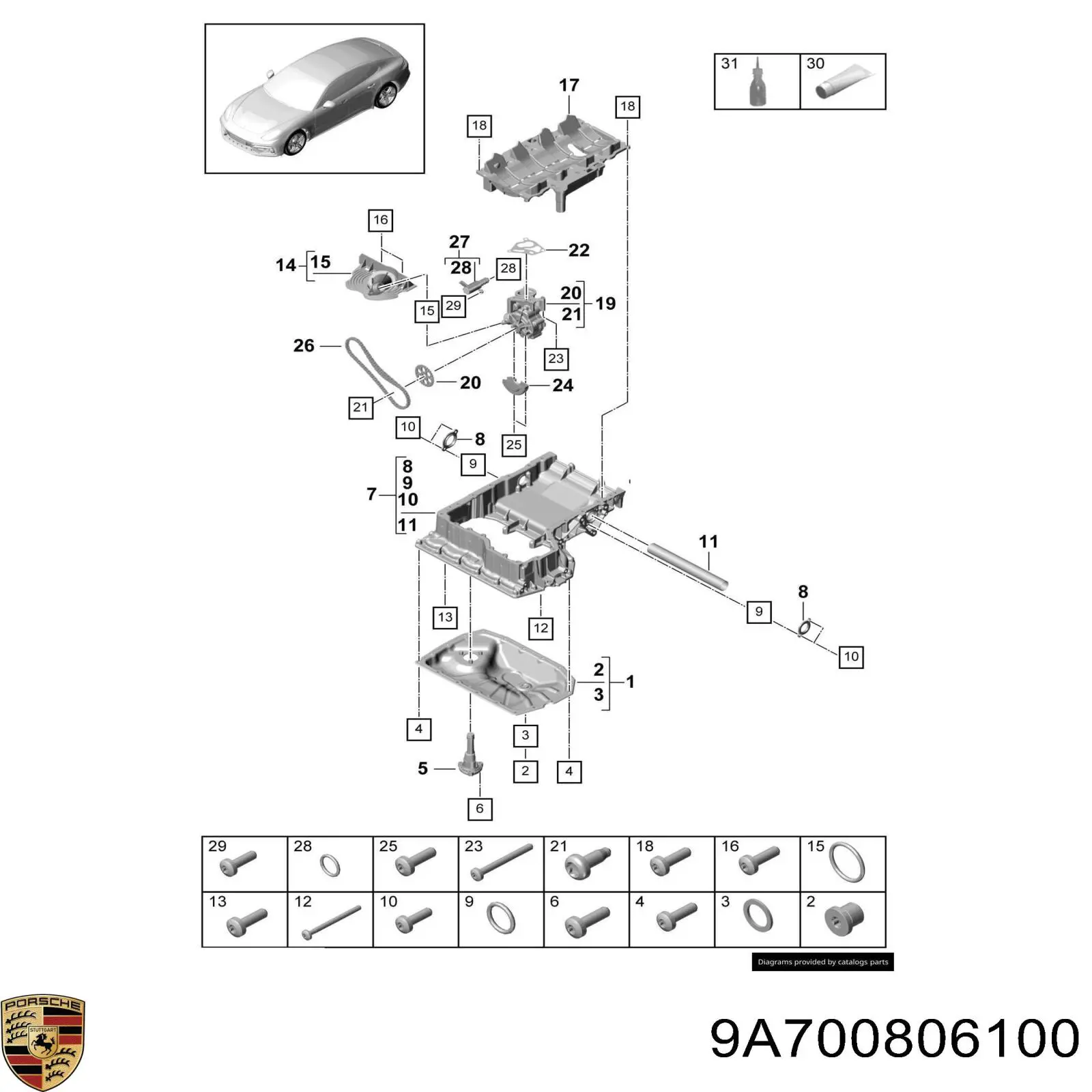 9A700806100 Porsche 