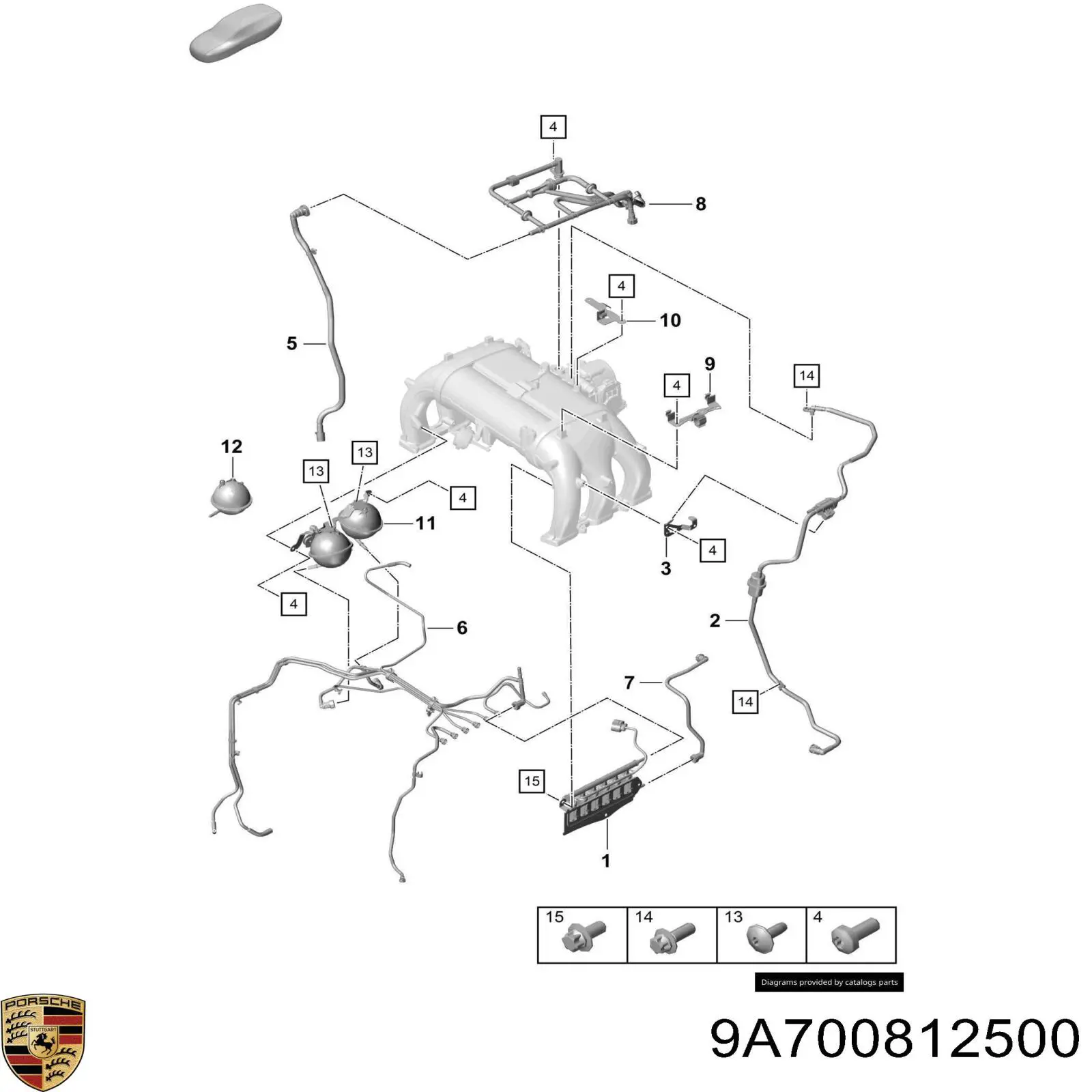  Porsche 9A700812500 цена, от 2.23 USD