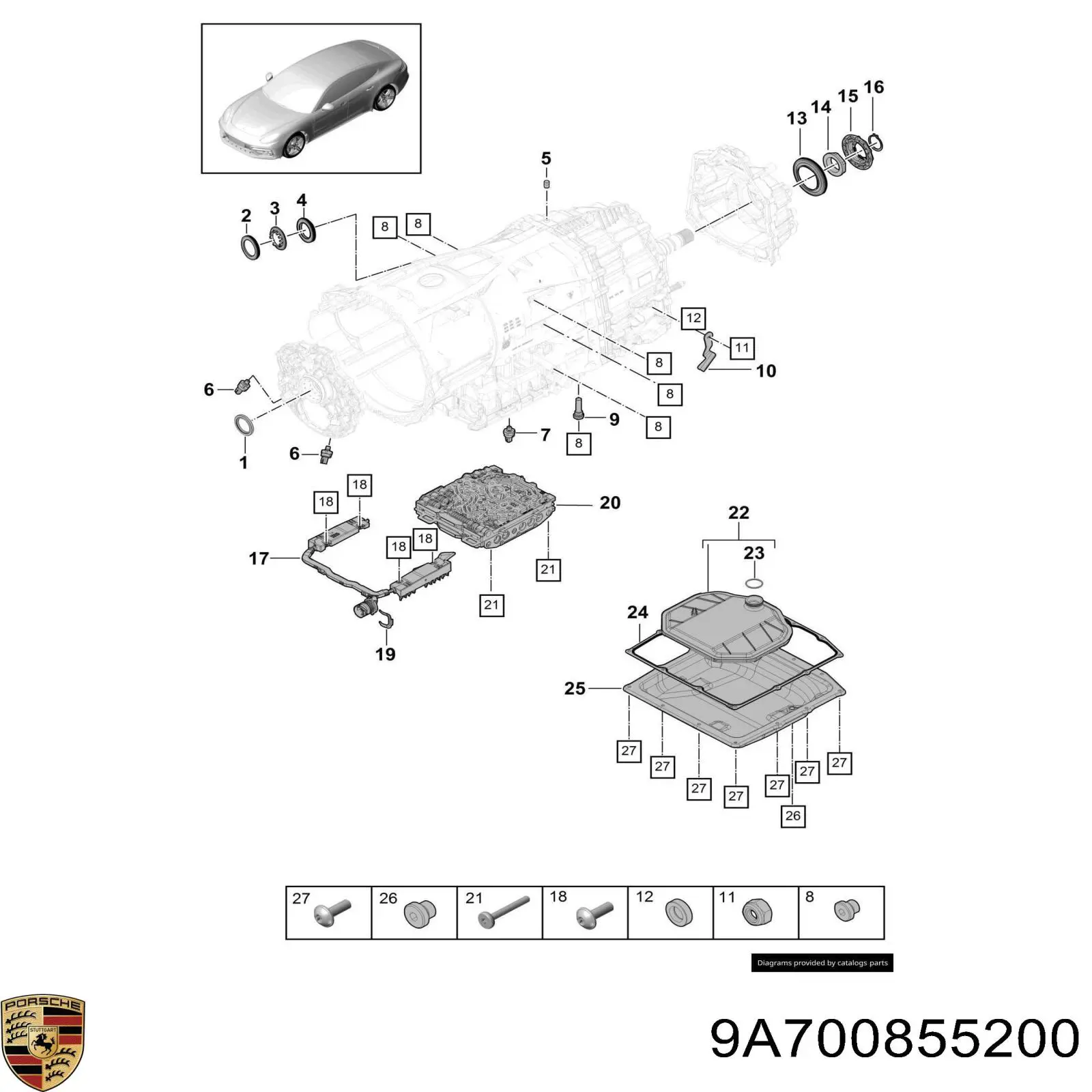9A700855200 Porsche 