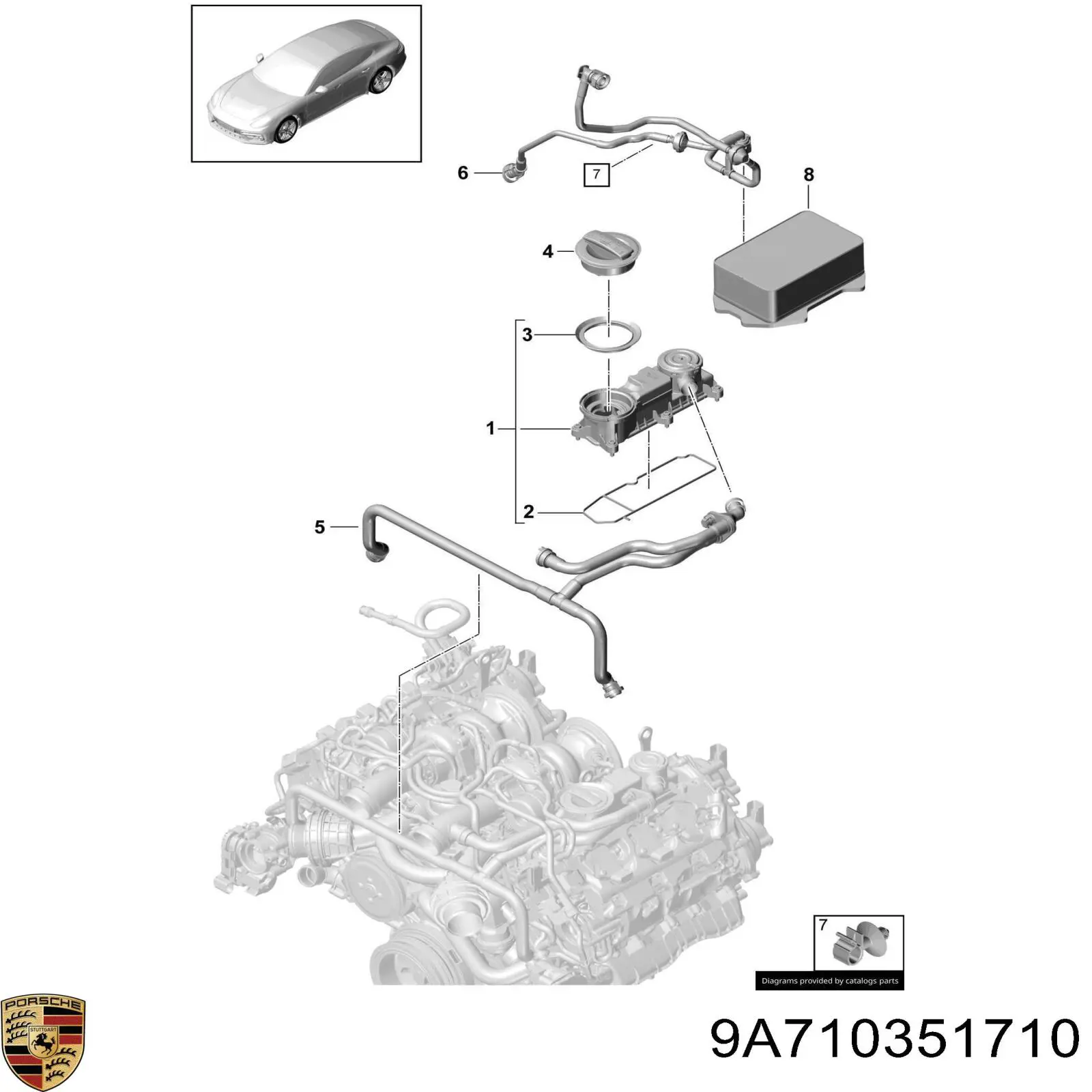 9A710351710 Porsche 