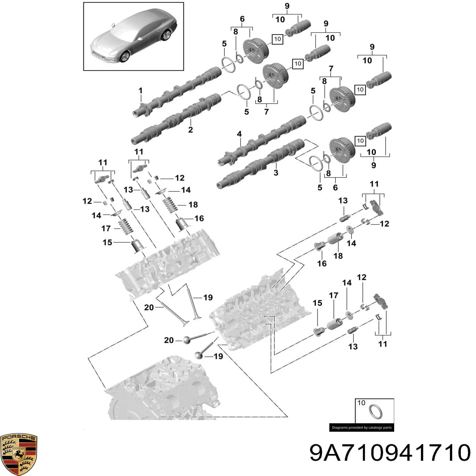 9A710941710 Porsche 