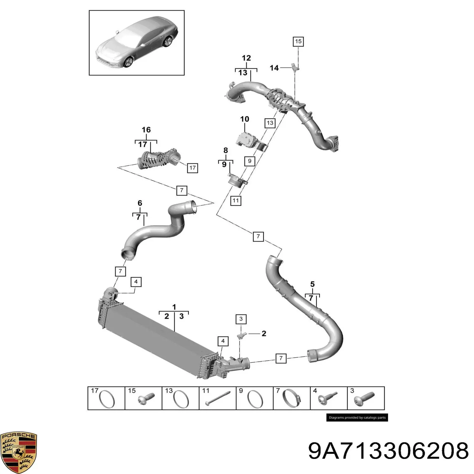  9A713306208 Porsche