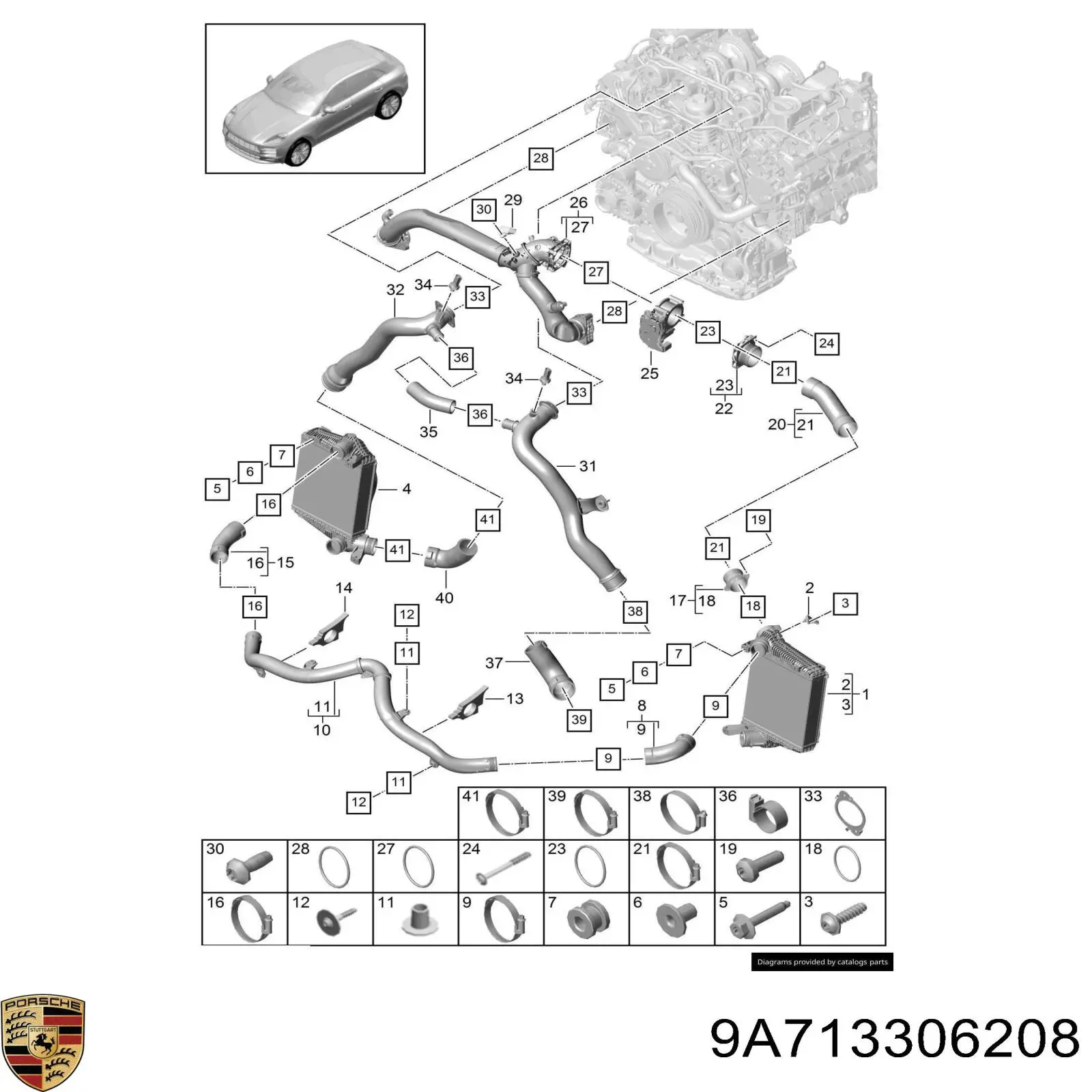  Porsche 9A713306208 цена, от 203.85 USD