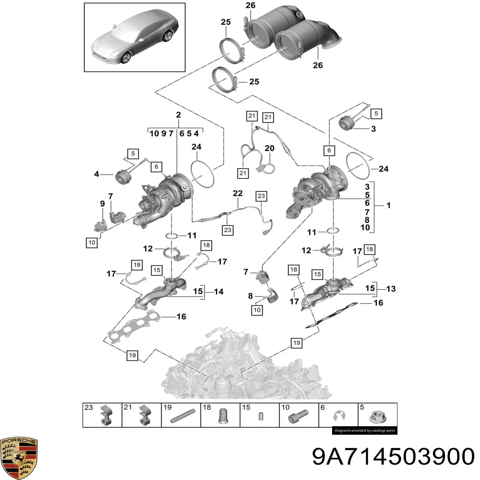 9A714503900 Porsche 