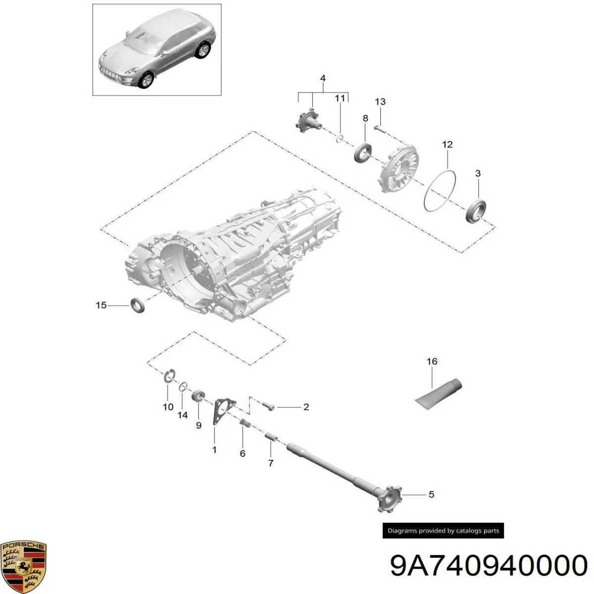  9A740940000 Porsche