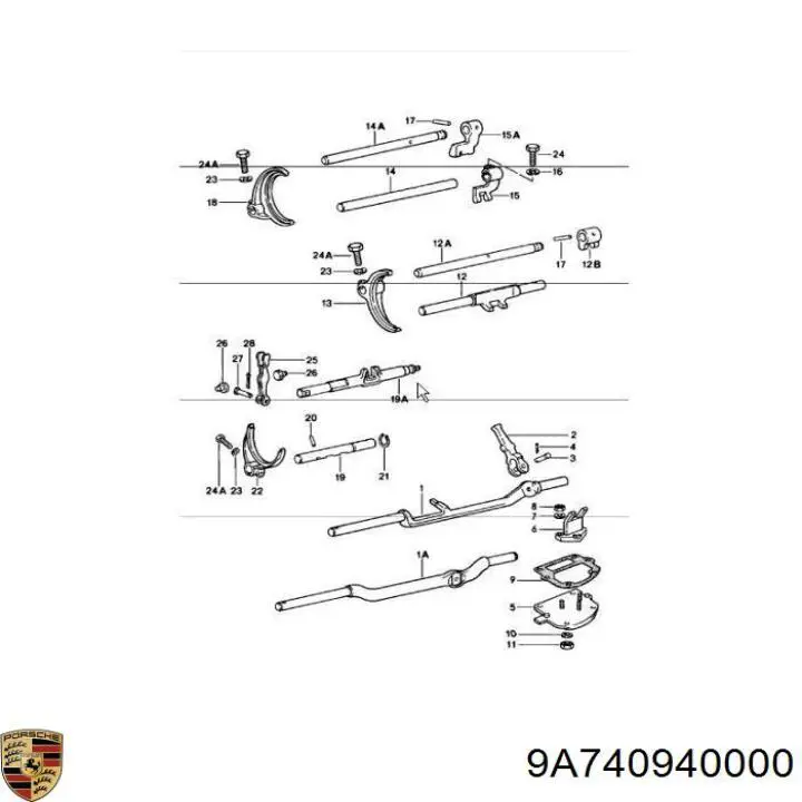 Купить 9A740940000 Porsche 