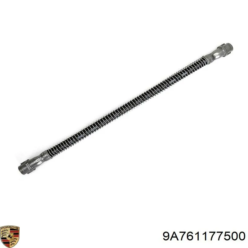 9A761177500 Porsche Гибкая тормозная трубка передняя