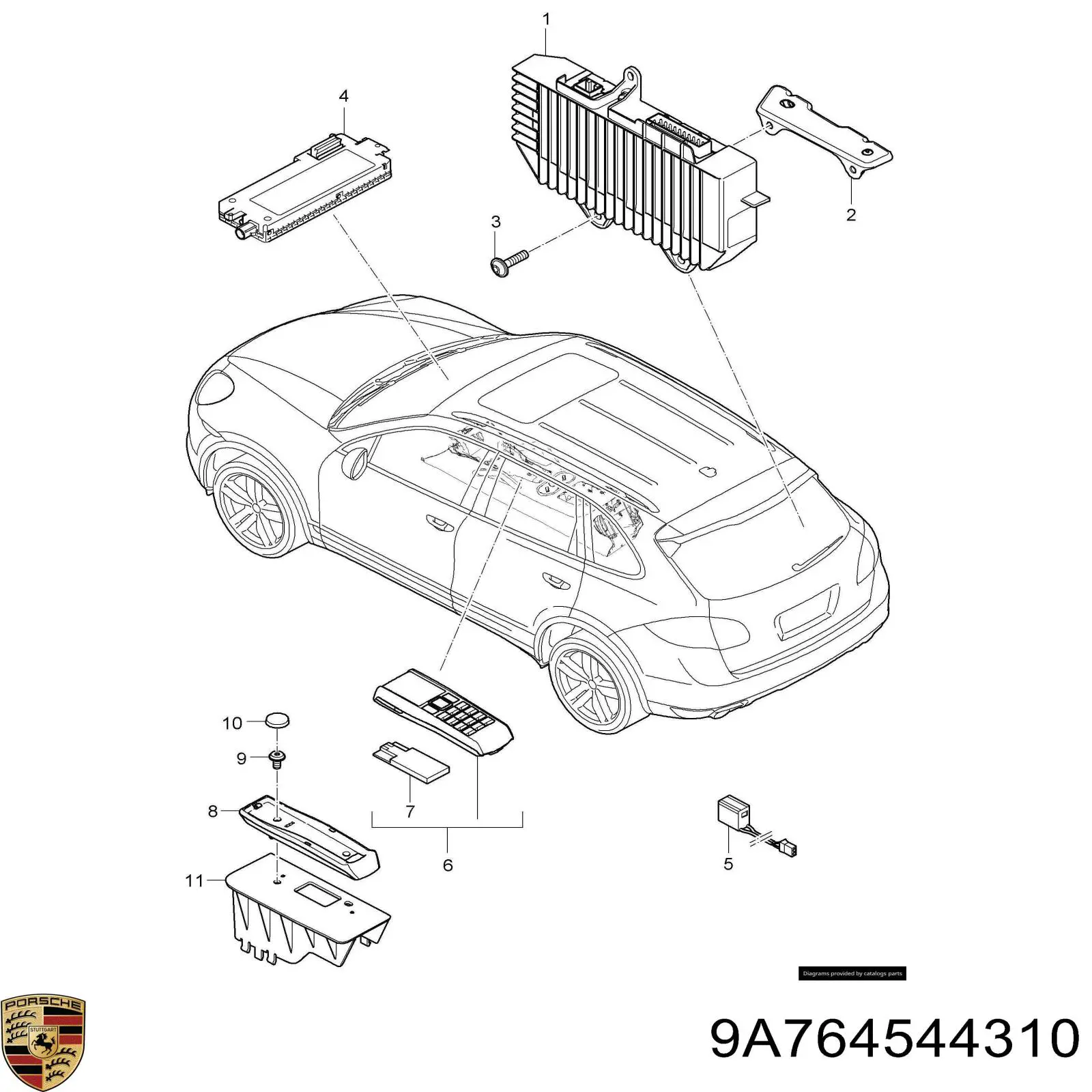  9A764544310 Porsche