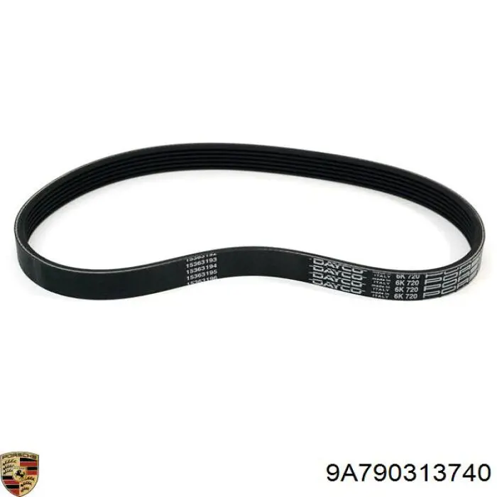 Клиновый ремень Porsche 9A790313740 цена, от 9.51 USD