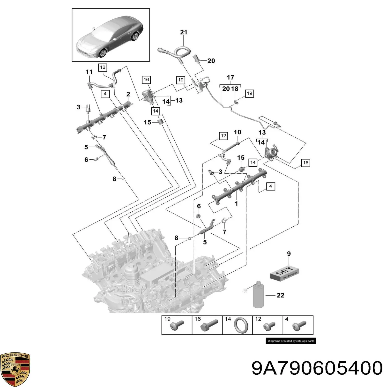 9A790605400 Porsche Манометры