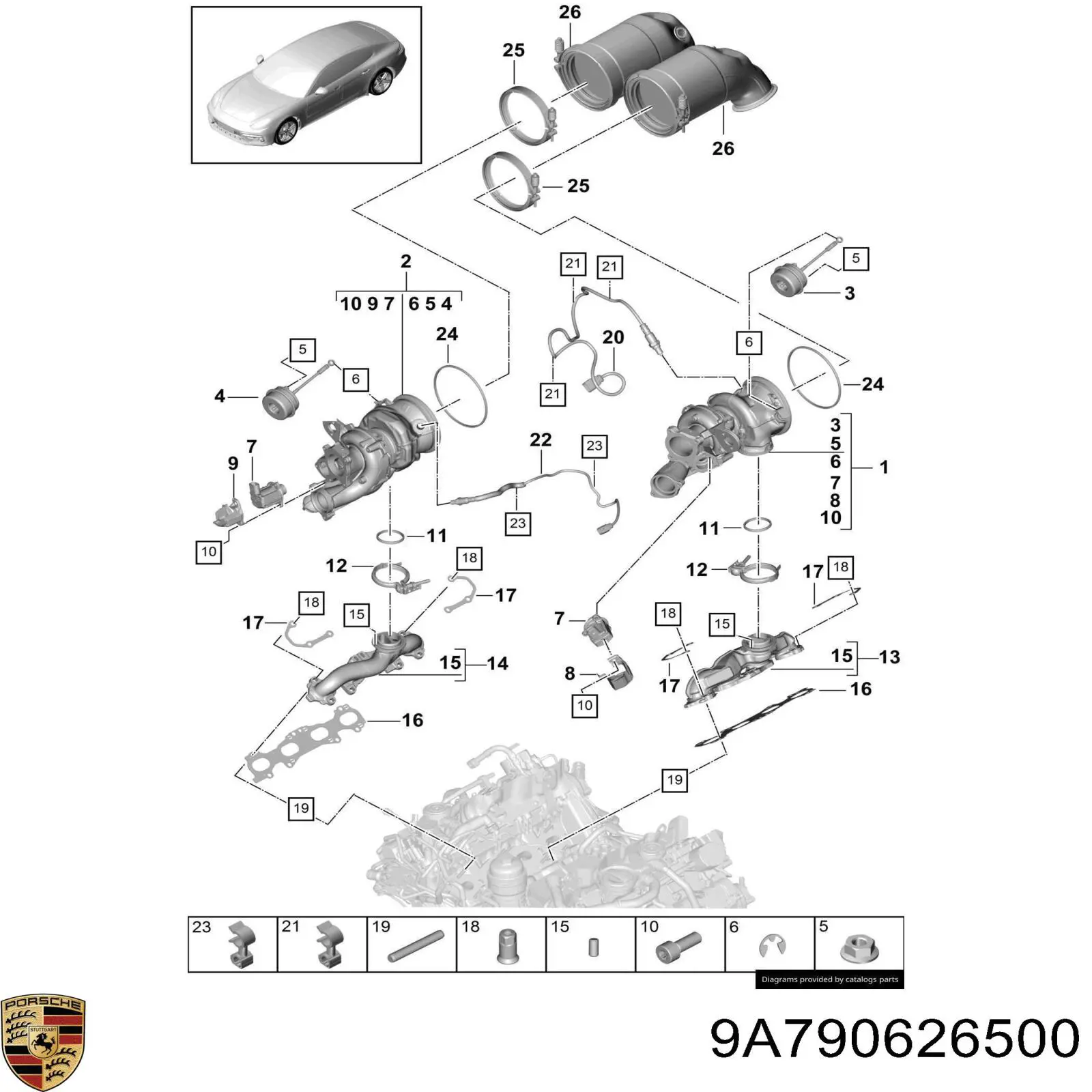  9A790626500 Porsche