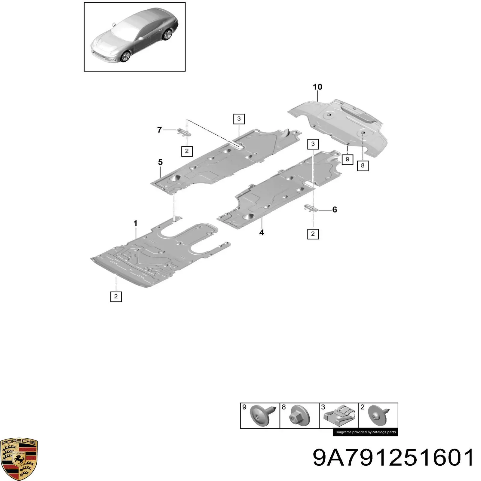  Porsche 9A791251601 цена, от 2.64 USD