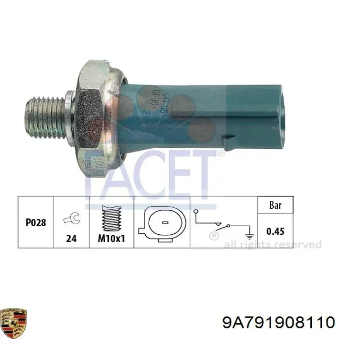 Манометры (указатель давления масла) VAG 9A791908110 цена, от 25.34 USD