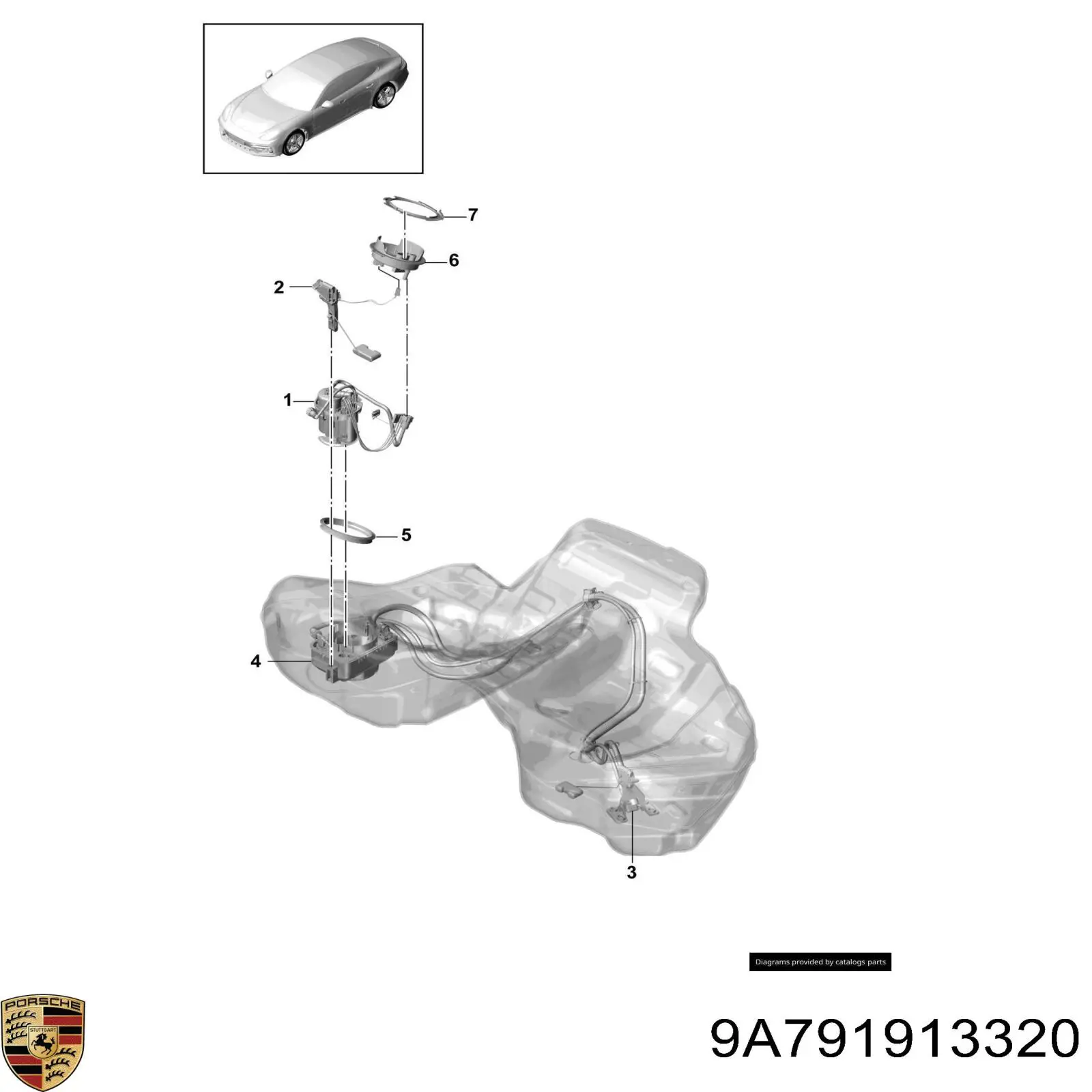 9A791913320 Porsche 