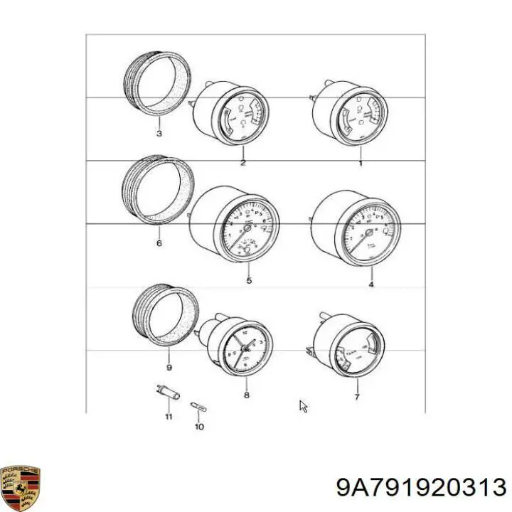  9A791920313 Porsche