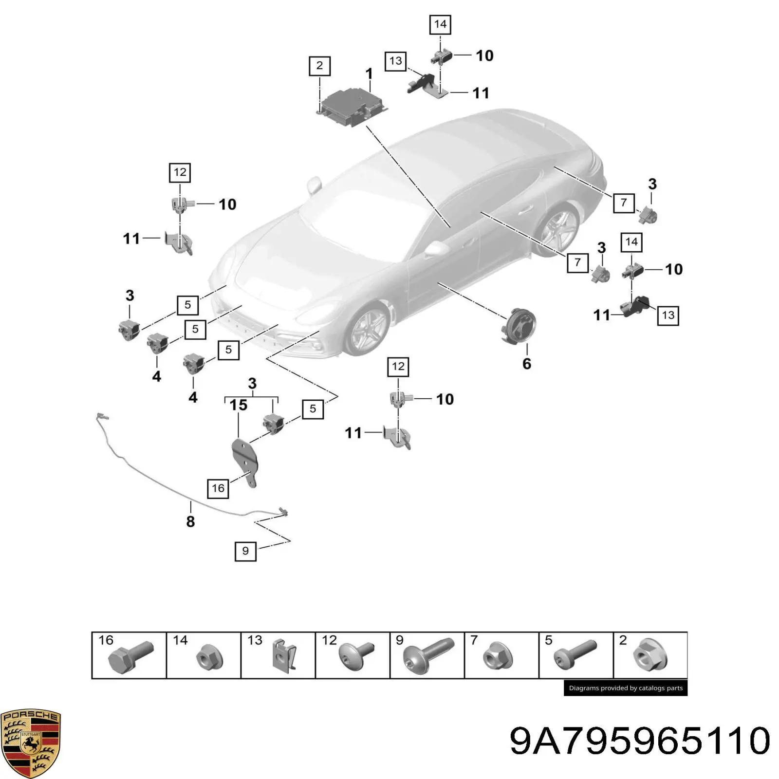 9A795965110 Porsche - купить недорого в Украине
