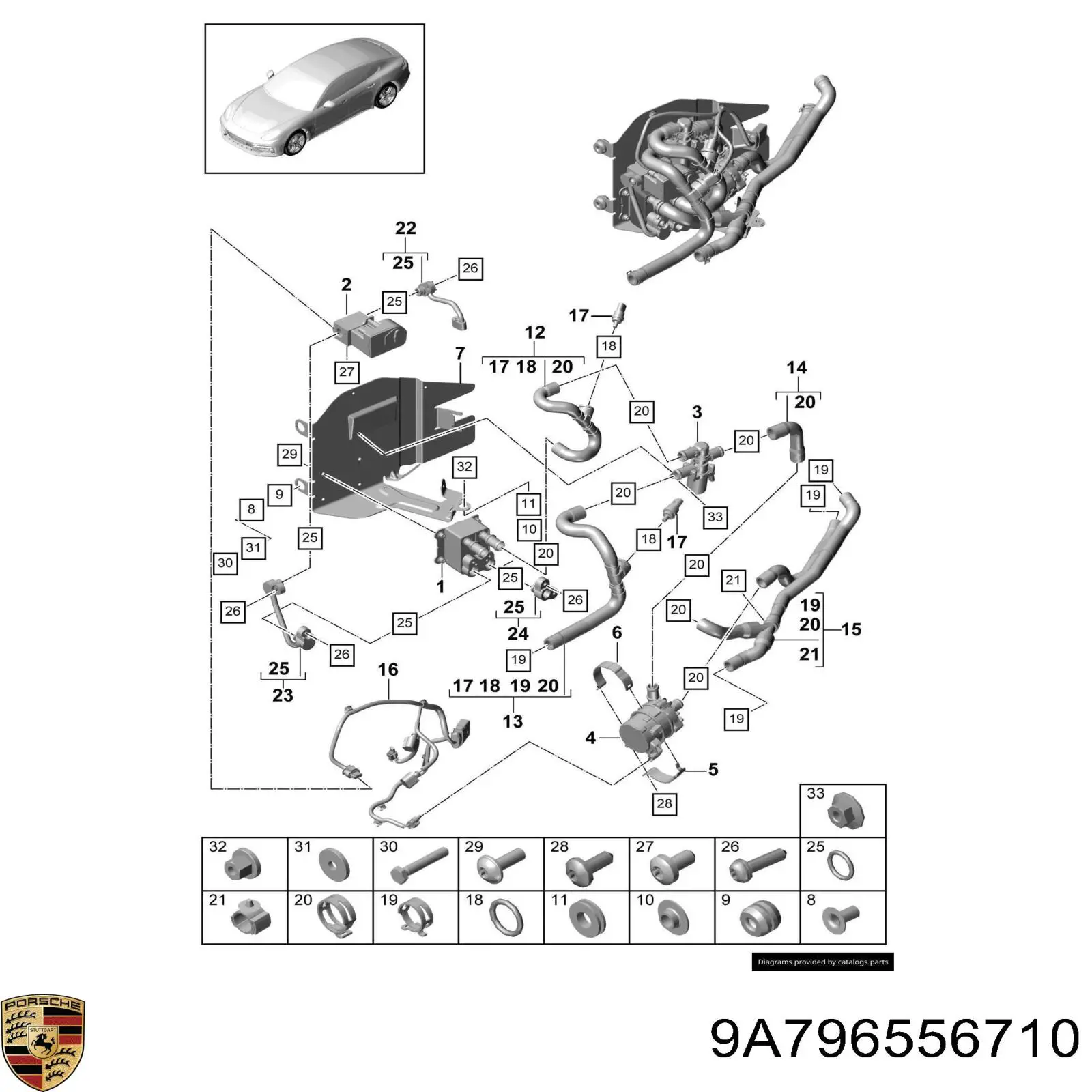  9A796556710 Porsche