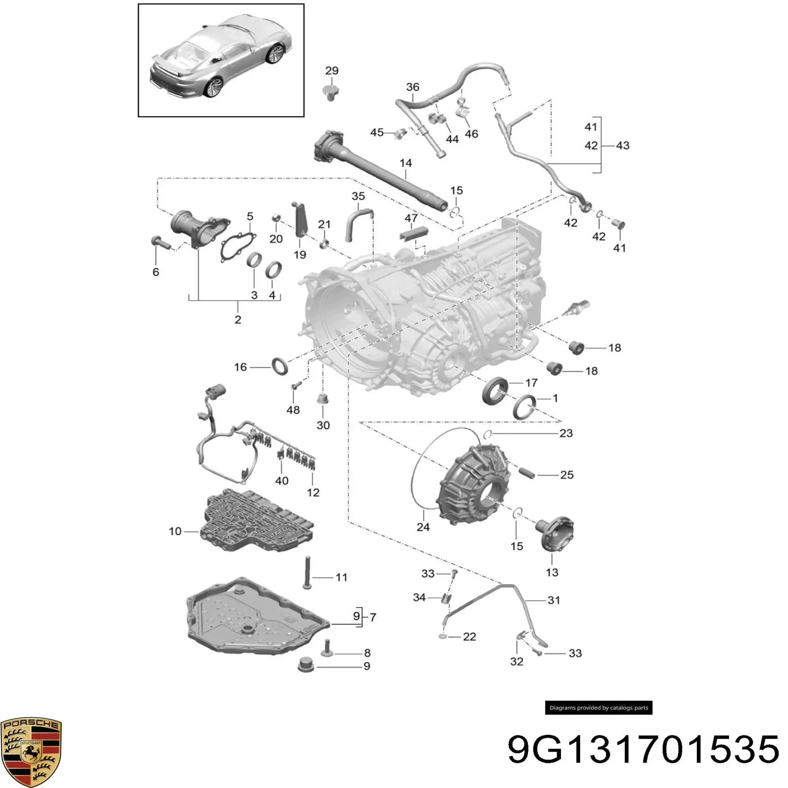  Porsche 9G131701535 цена, от 1469.79 USD
