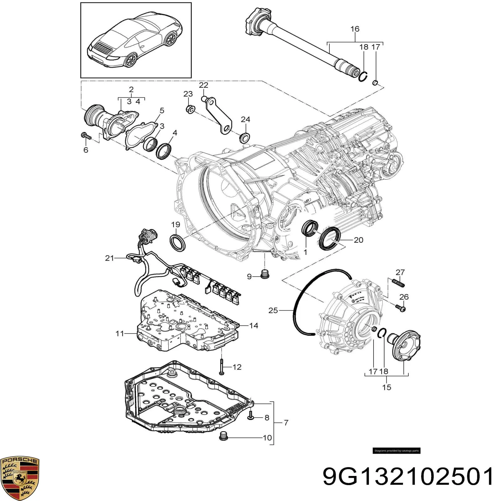  9G132102501 Porsche