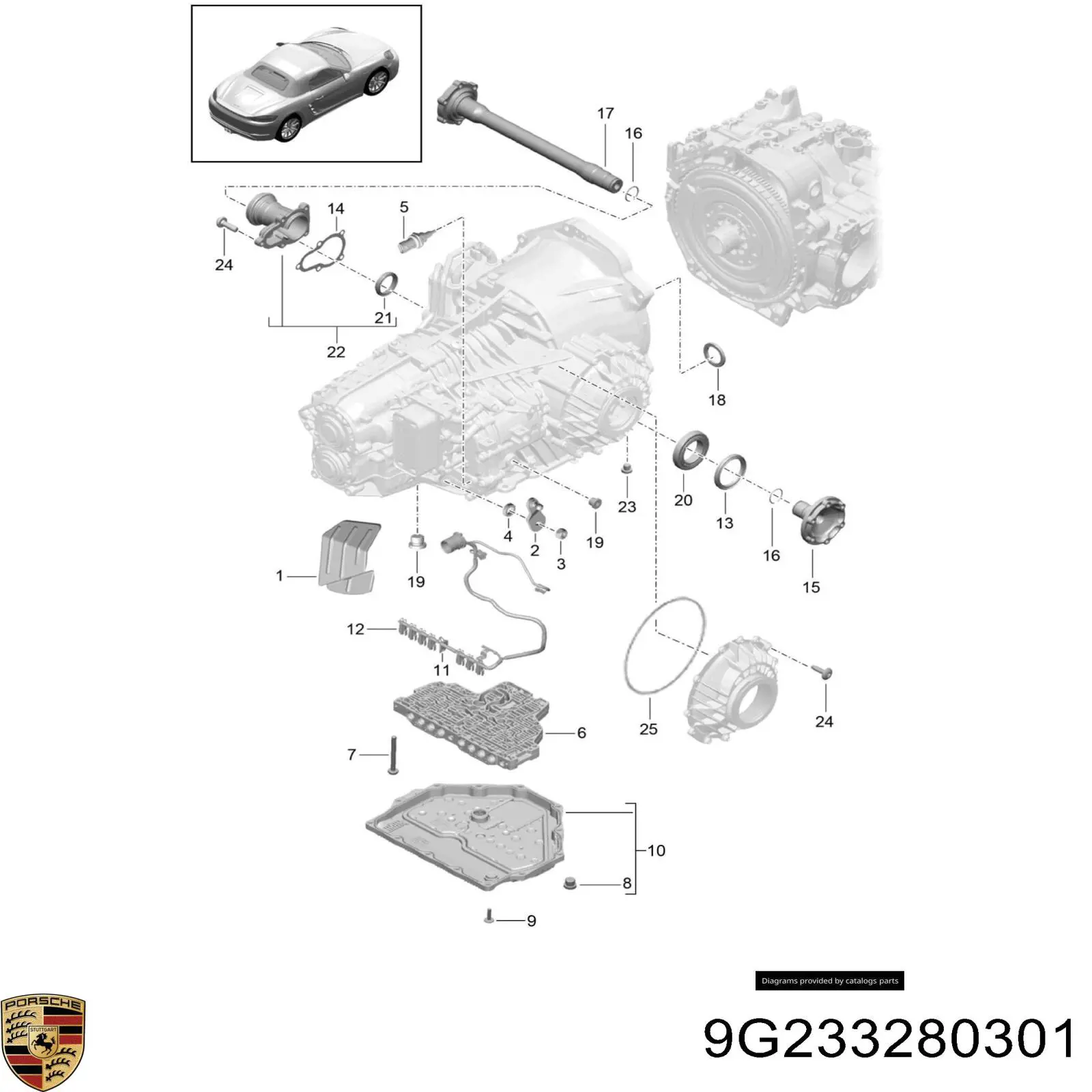 9G233280300 Porsche 